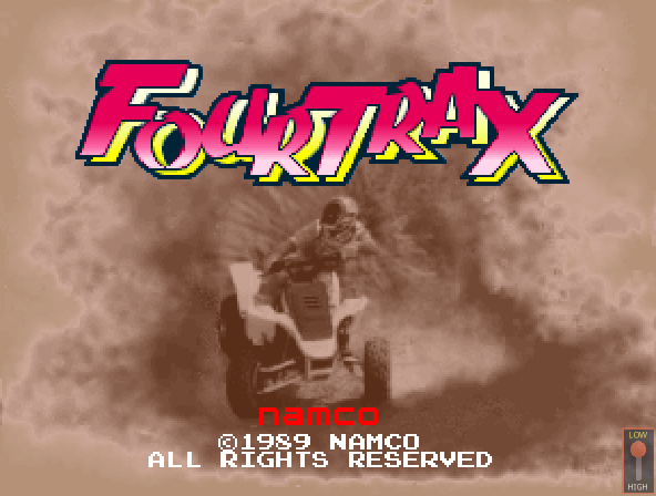 Four Trax Title Screen
